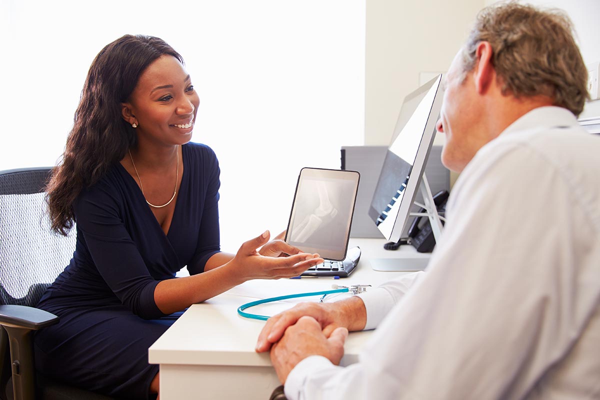 health professional at work