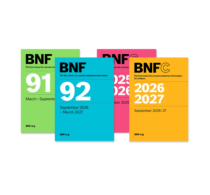 BNF Publications book covers 2023-2025