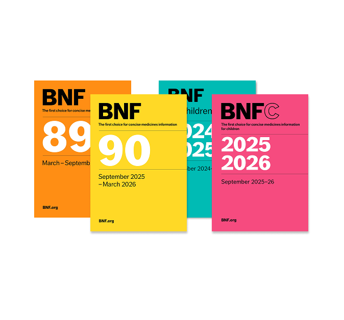 BNF Publications book covers 2023-2025