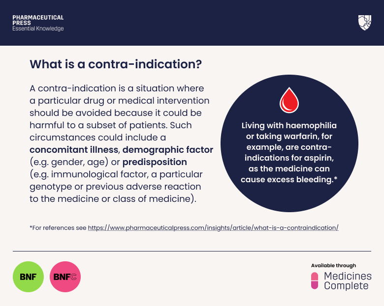 Contraindication definition